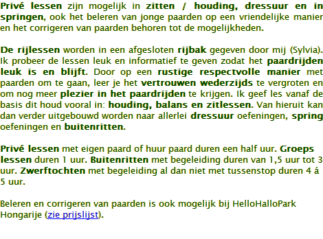 Paardrijlessen dressuurlessen zitlessen springlessen, HelloHalloPark Hongarije vakantie camping en manege priv lessen