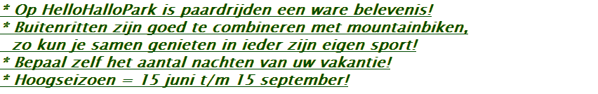 Op HelloHallopark Hongarije vakantie camping en manege is paardrijden een ware belevenis